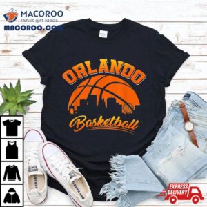 Vintage Orlando City Basketball Retro Sports Lover Tshirt