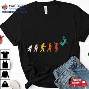 Vintage Retro Basketball-player Evolution Gift Basketball Shirt