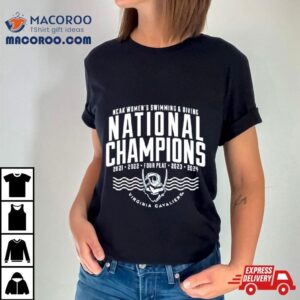 Virginia Cavaliers Ncaa Women’s Swimming Diving National Champions 2024 Shirt