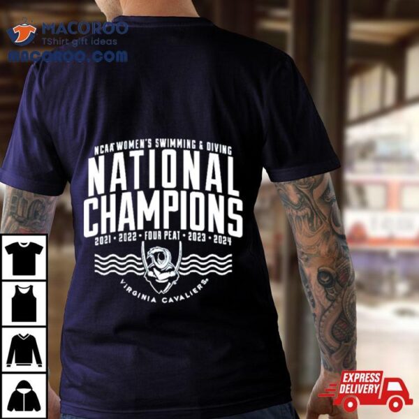 Virginia Cavaliers Ncaa Women’s Swimming Diving National Champions 2024 Shirt