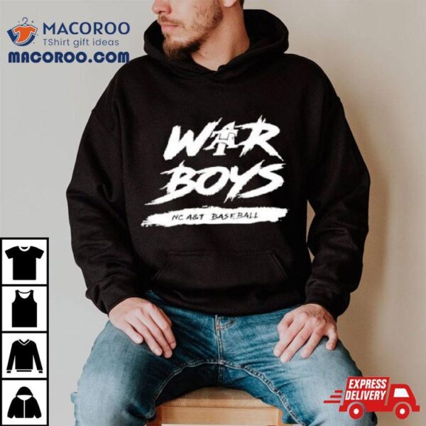 War Boys Nc A&t Baseball Shirt