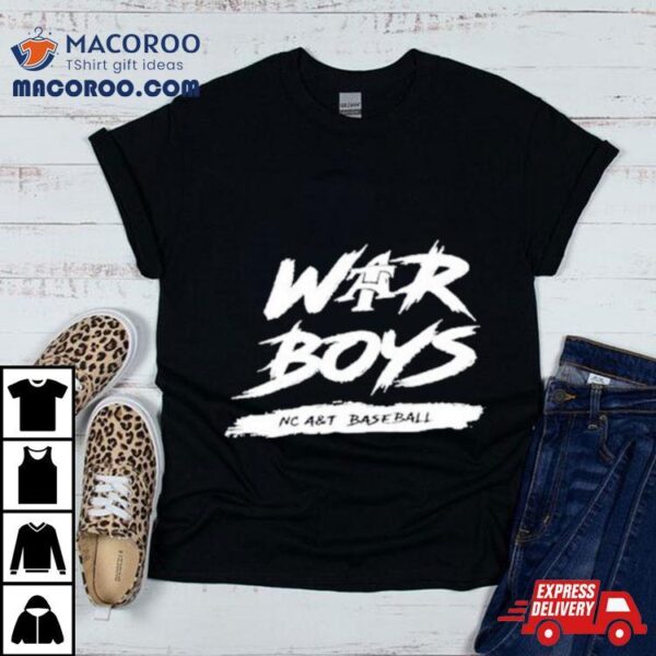 War Boys Nc A&t Baseball Shirt