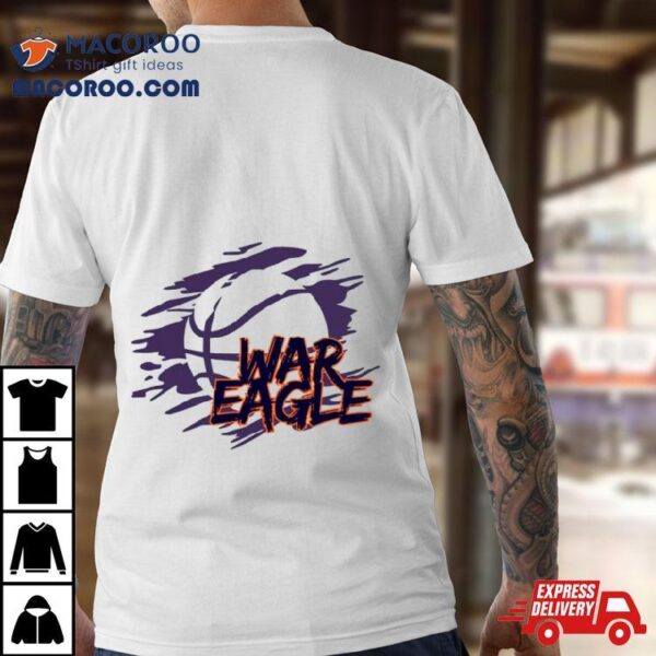 War Eagle Auburn Basketball Tigers Ncaa Team Shirt