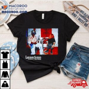 Warwick Davis Learning To Use A Bong In Leprechaun Shirt