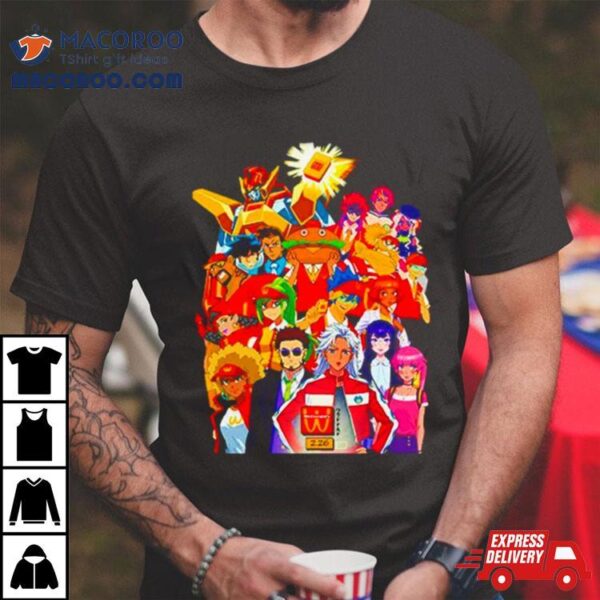 Wcdonald’s Anime Character Shirt