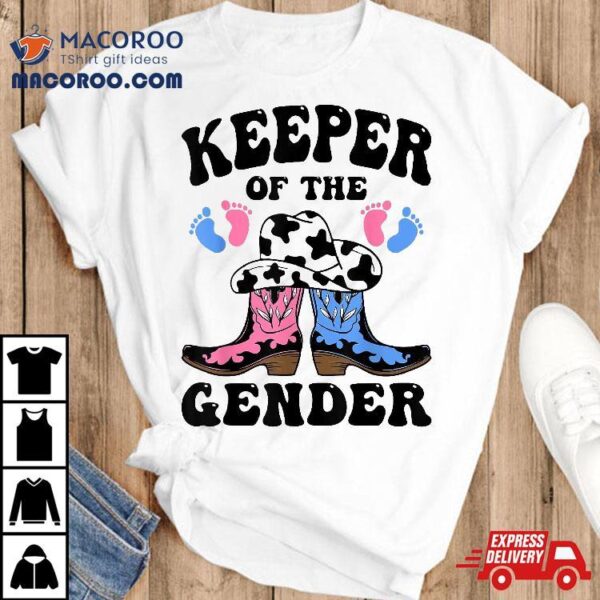 Western Keeper Of The Gender Cowboy Boots Reveal Shirt