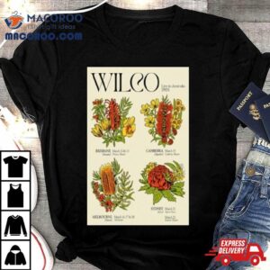 Wilco March 12 13 2024 Brisbane Australia Tour Shirt