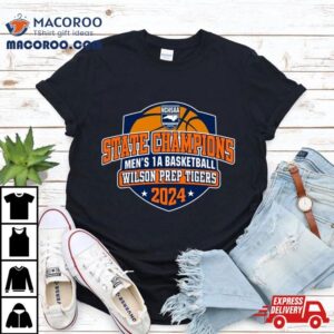 Wilson Prep Tigers Nchsaa Men S A Basketball State Champions Tshirt