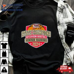 Windsor Warriors Ciac Boys Division Ii Basketball State Champions Tshirt