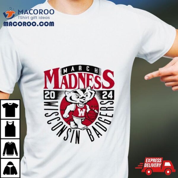 Wisconsin Badgers 2024 March Madness Mascoshirt