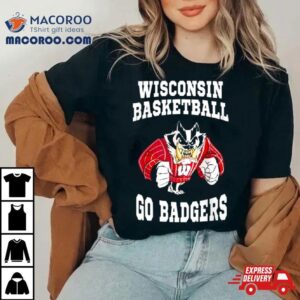Wisconsin Badgers Basketball Go Badgers Mascoshirt
