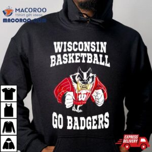 Wisconsin Badgers Basketball Go Badgers Mascoshirt