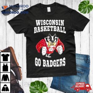 Wisconsin Badgers Basketball Go Badgers Masco Tshirt