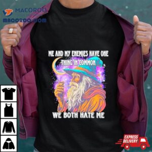 Wizard Me And My Enemies Both Have One Thing In Common We Both Hate Me Shirt 3 Wizard Me And My Enemies Both Have One Thing In Common We Both Hate Me Tshirt