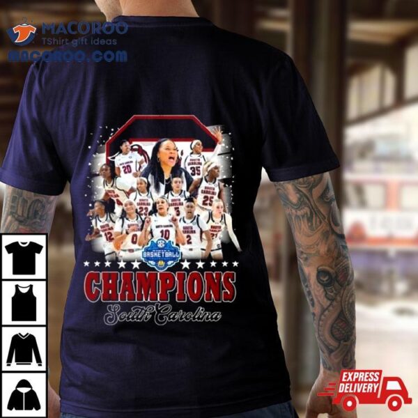 Women’s Basketball Tournament Champions South Carolina Logo Shirt
