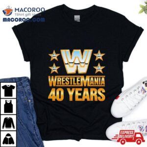 Wrestlemania Over The Years Tshirt