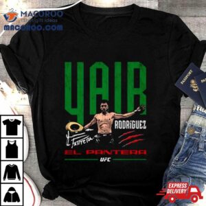 Yair Rodriguez El Pantera Grunge Signature Tshirt