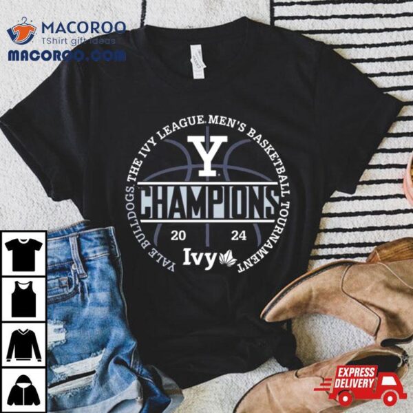 Yale Bulldogs 2024 Ivy League Men’s Basketball Conference Tournament Champions Shirt