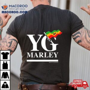 Yg Marley Flag Logo Praise Jah In The Moonligh Tshirt