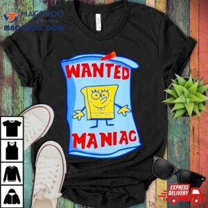 Young Mantis Wearing Wanted Maniac Shirt