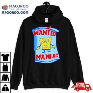 Young Mantis Wearing Wanted Maniac Tshirt