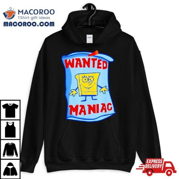 Young Mantis Wearing Wanted Maniac Shirt