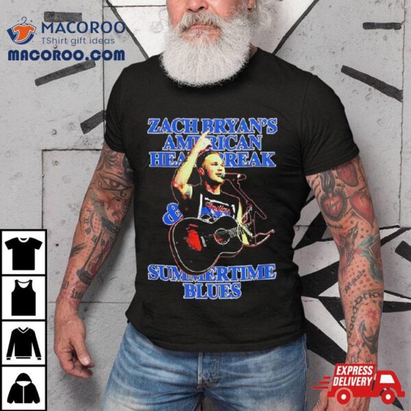 Zach Bryan American Head Break Summertime Blues Shirt