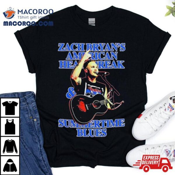 Zach Bryan American Head Break Summertime Blues Shirt