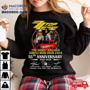 Zz Top The Sharp Dressed Simple Man Tour Th Anniversary Thank You For The Memories Signatures Tshirt