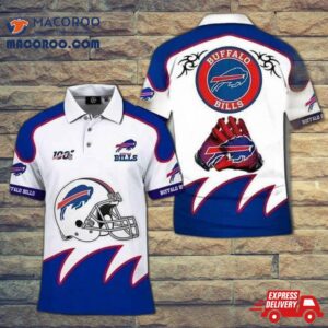 100th Nfl Buffalo Bills For Football Fan Polo Shirt