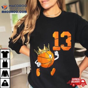Th Birthday Years Old Basketball Lover Theme Party Tshirt