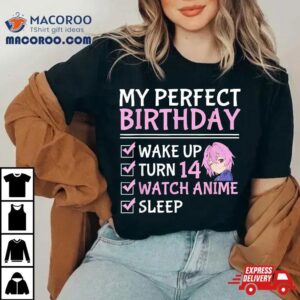 Th Perfect Birthday Watch Anime Years Old Girls Tshirt