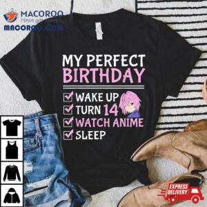 Th Perfect Birthday Watch Anime Years Old Girls Tshirt