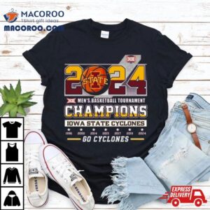 Xii Men S Basketball Tournament Champions Iowa State Cyclones Tshirt