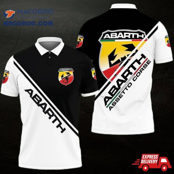 Abarth Nct-lt Polo Shirt Black