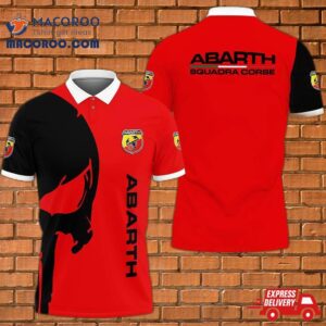 3D Printed Abarth Nct-va Polo Shirt