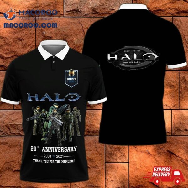 3D Printed Halo Dvt-nh Polo Shirt Ver 1 (black)