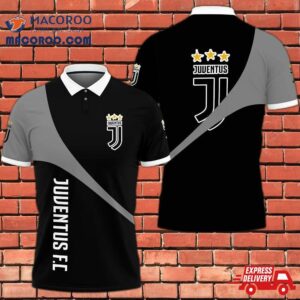 3D Printed Juventus Tnt-ht Polo Shirt