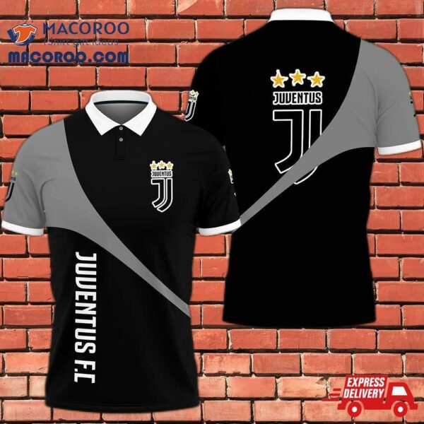 3D Printed Juventus Tnt-ht Polo Shirt