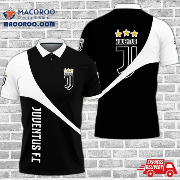 3D Printed Juventus Tnt-ht Polo Shirt