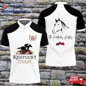 3D Printed Kentucky Derby Polo Shirt