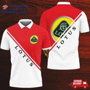 3D Printed Lotus Polo Shirt