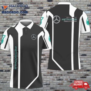 3D Printed Mercedes-amg Petronas F1 Polo Shirt