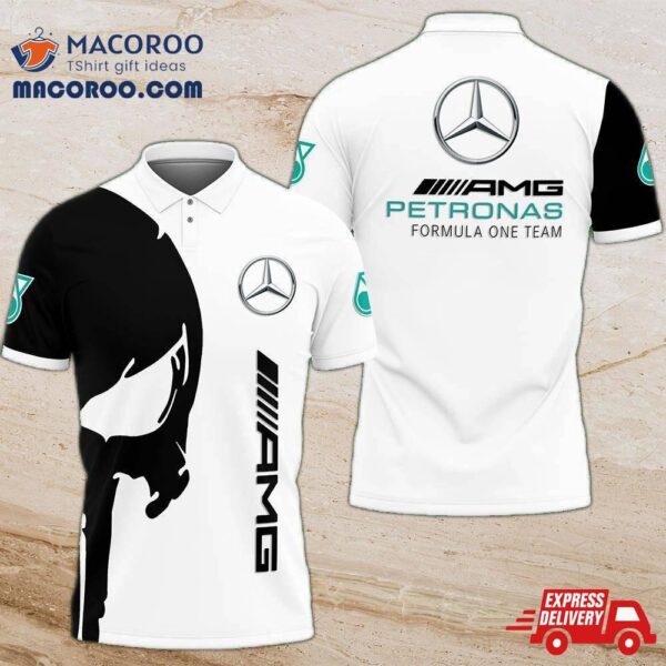 3D Printed Mercedes-amg Petronas F1 Polo Shirt