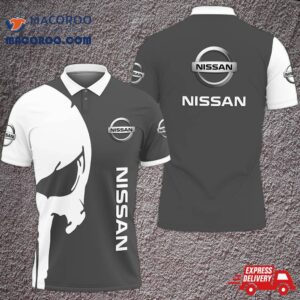 3D Printed Nissan Ttt-va Polo Shirt Ver 1 (grey)