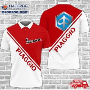 3D Printed Piaggio Vespa Polo Shirt