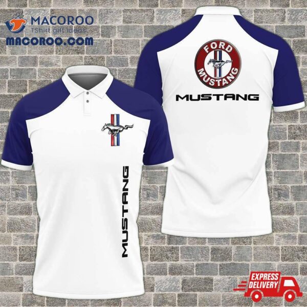 The Ford Mustang Pvt-lt Polo Shirt Blue