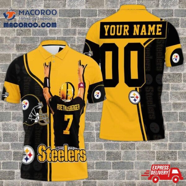 7 Ben Roethlisberger Pittsburgh Steelers Personalized Great Player 2020 Nfl Polo Shirt