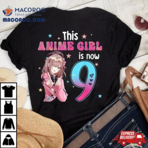 Years Old Girl Kawaii Gifts Anime Th Birthday Kids Tshirt