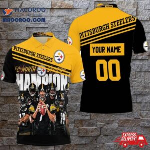 Afc North Division Champions Pittsburgh Steelers 2020 Great Players Personalized Polo Shirt